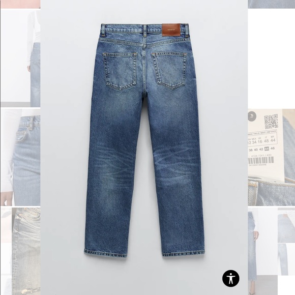 NWT Hugh Waisted Mum Jeans Zara - Picture 7 of 13